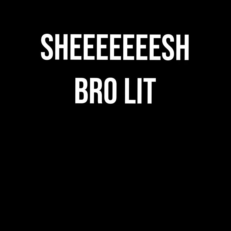 Sheeeeeeeeesh Bro Lit Hoodie