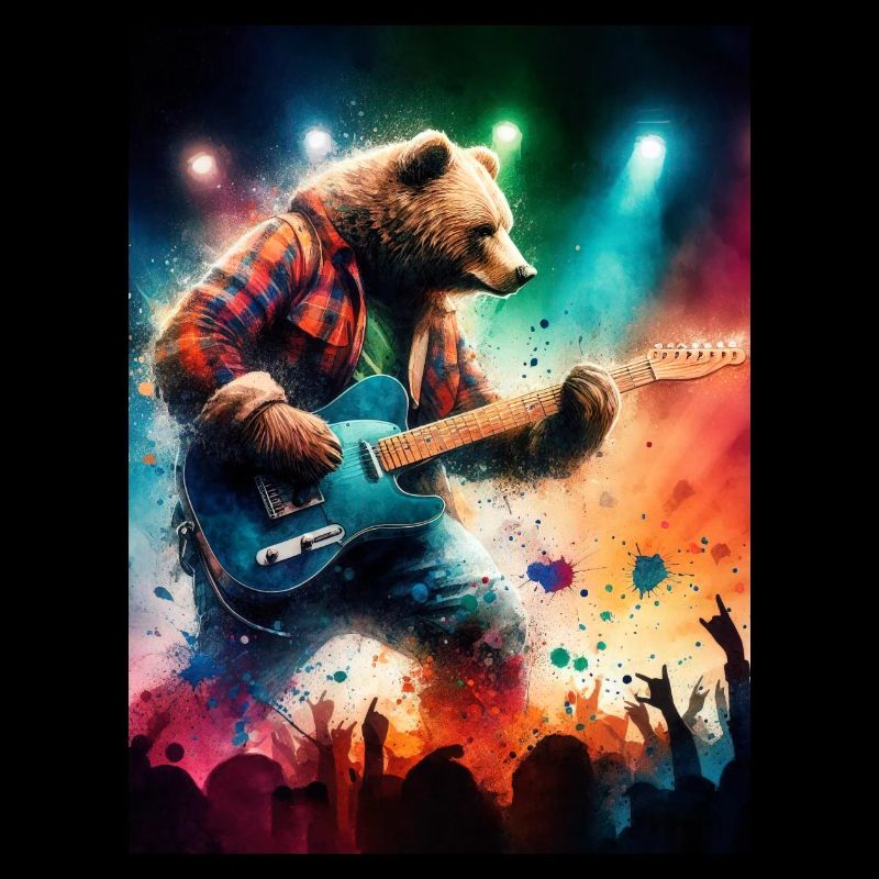 Bär im Konzert