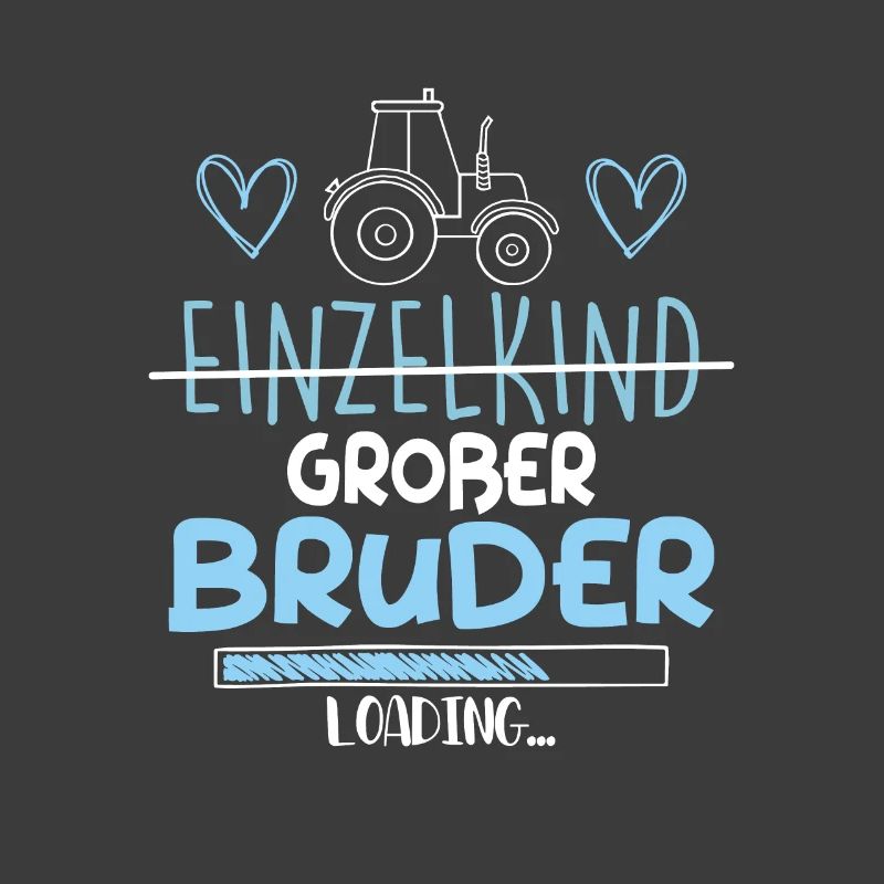 Einzelkind Großer Bruder Loading Traktor