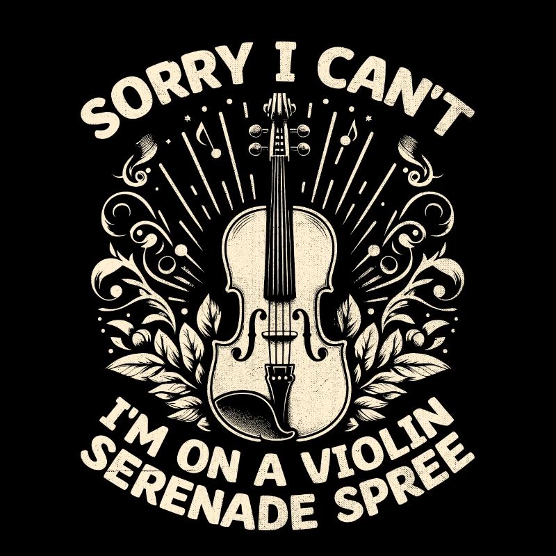 Sorry I Can't I'm On A Violin Serenade Spree Violi