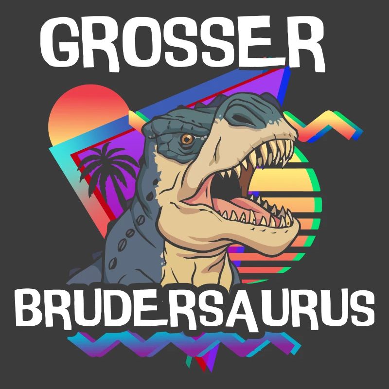 Großer Brudersaurus T-Rex Dino