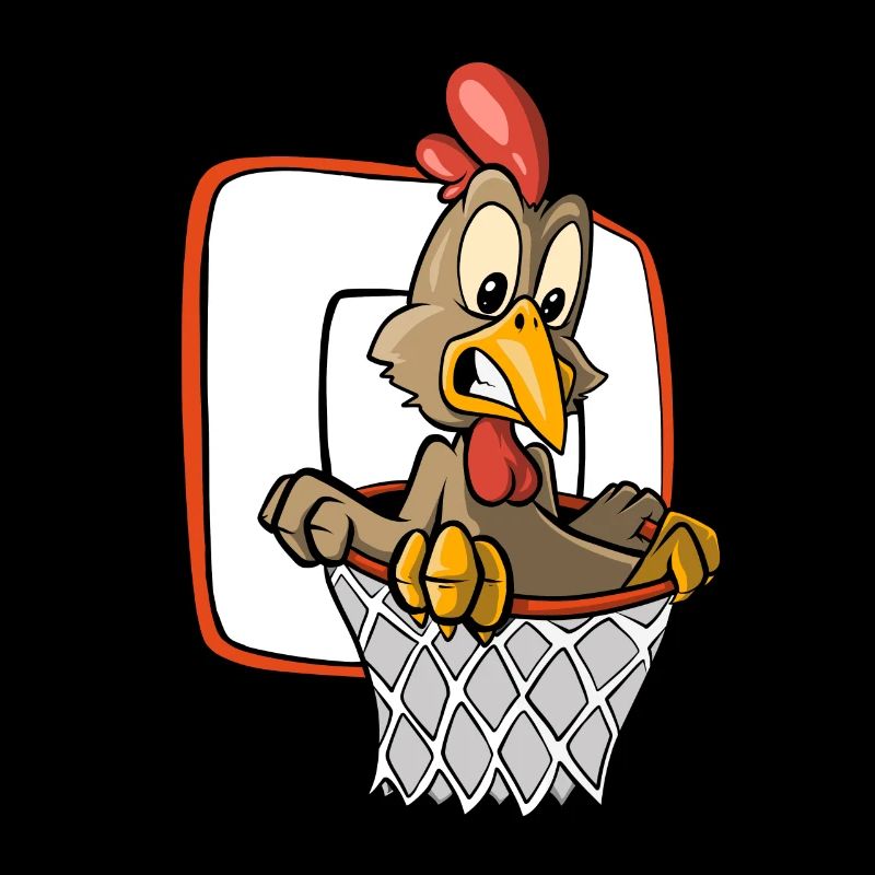 Chicken Dunking Basketball