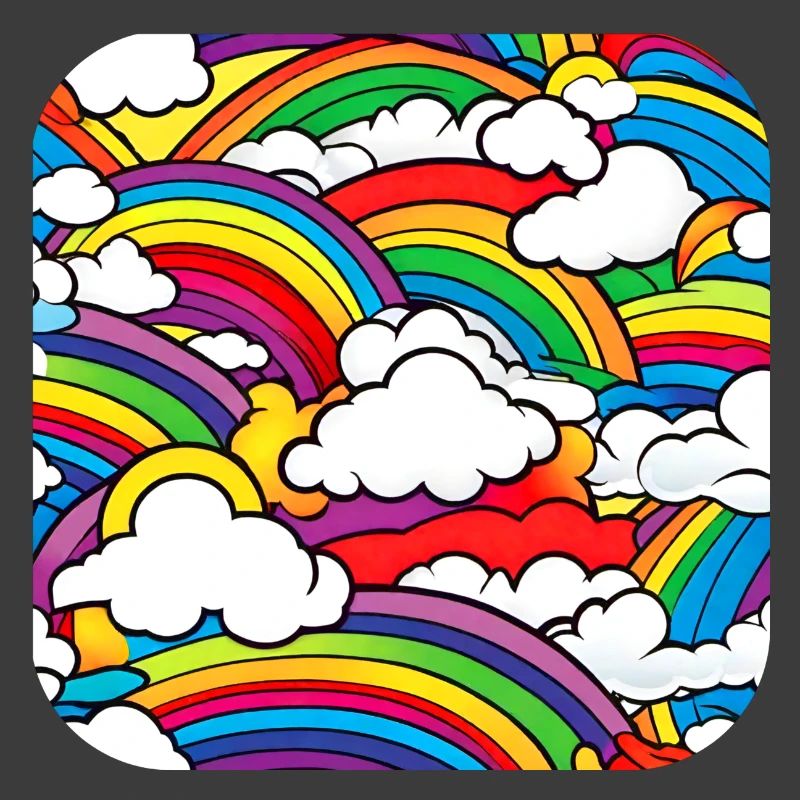 Rainbows and clouds
