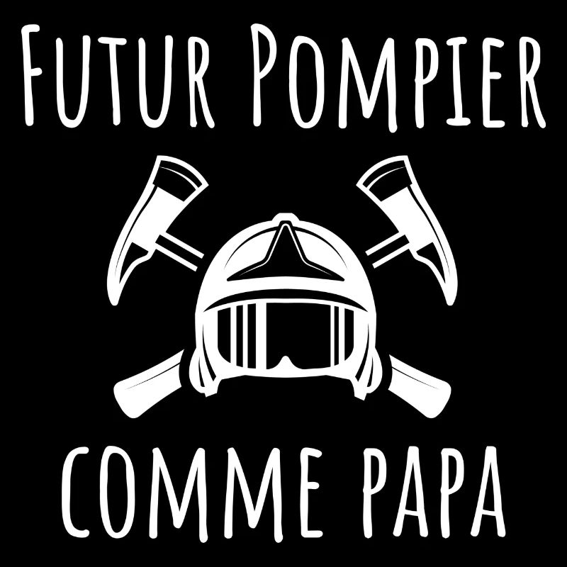 Tshirt Pompier Garçon Futur pompier