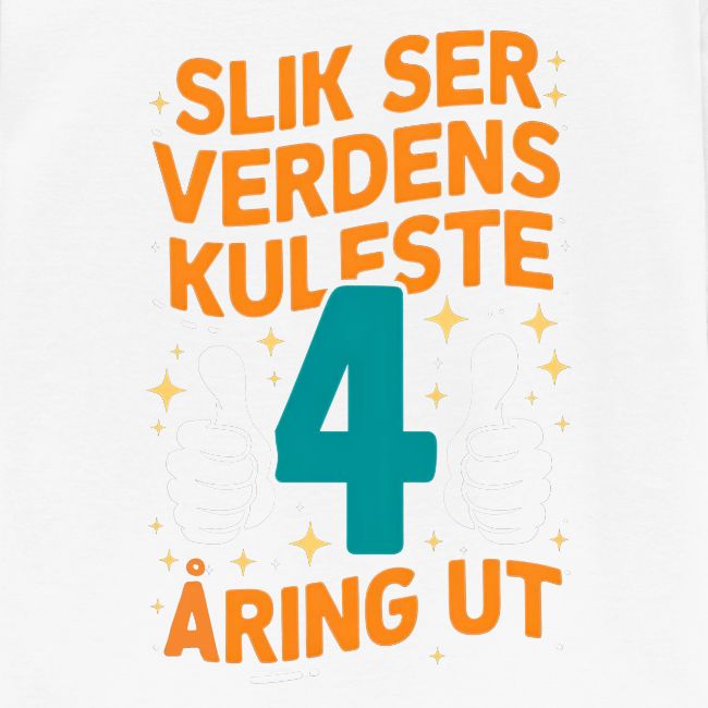 Verdens kuleste 4-åring - Gave til 4-åring