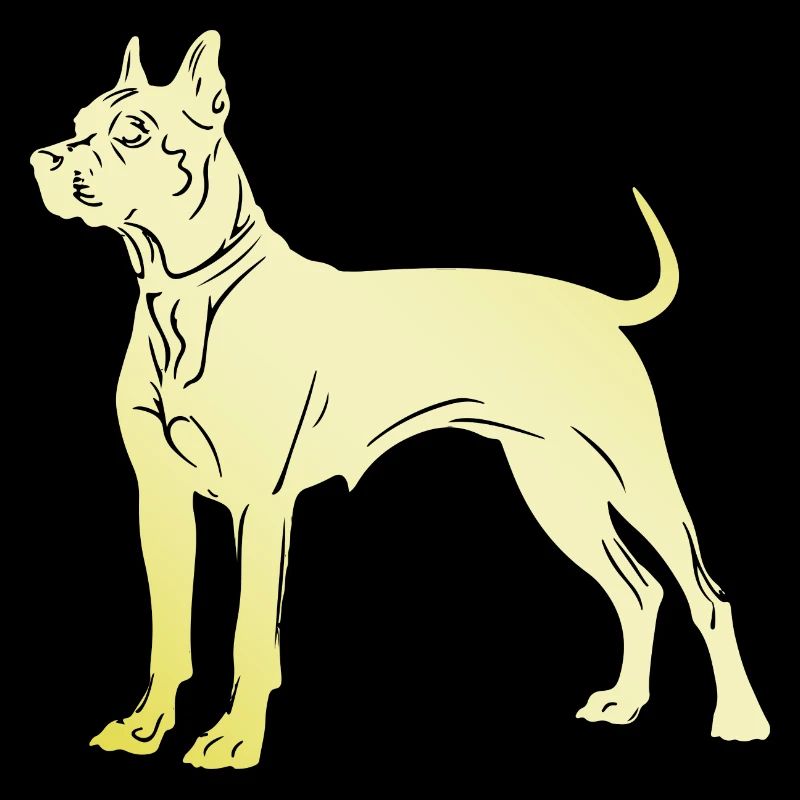Pit Terrier Dog Silhouette