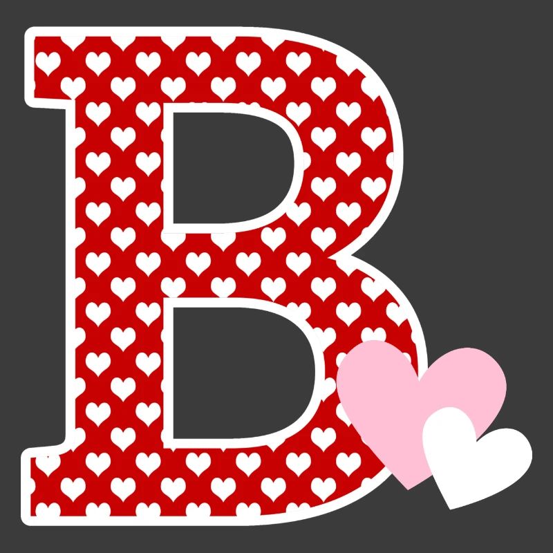 Buchstabe B Herz