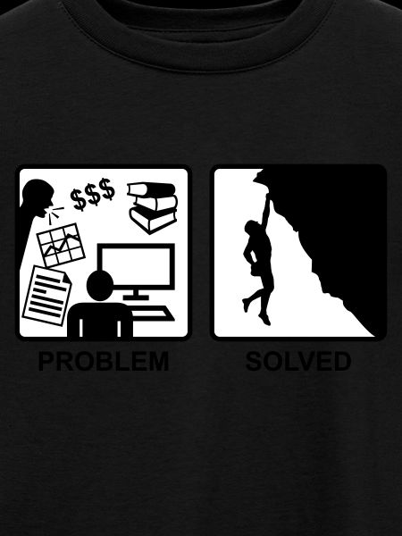 Climbing solves problems