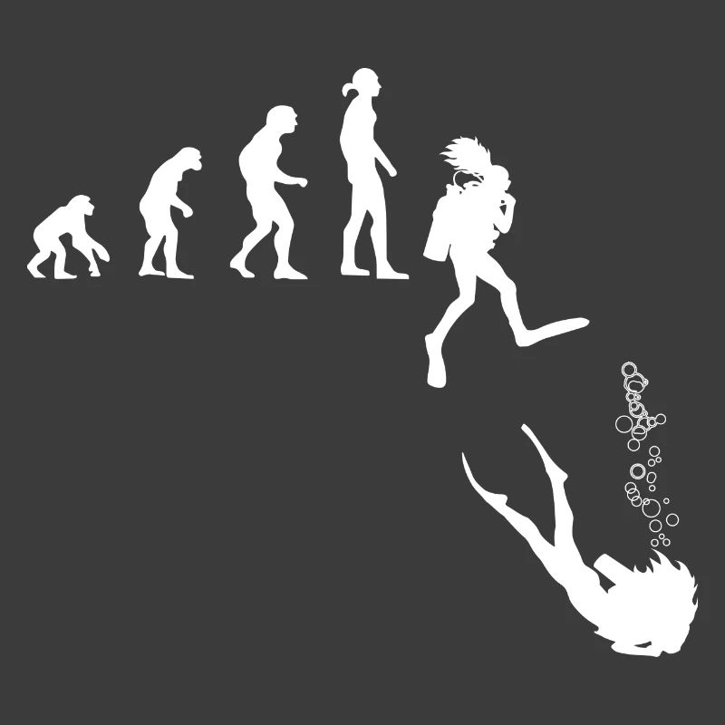 Evolution idea: development of women into divers