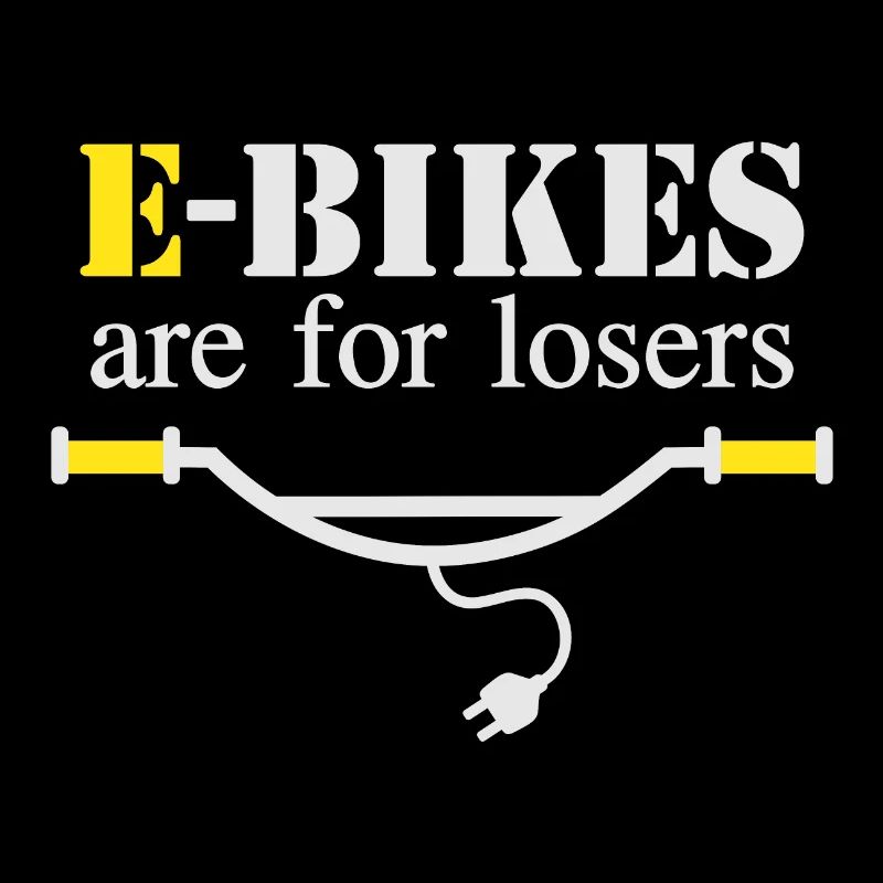 Les vélos électriques sont pour les perdants