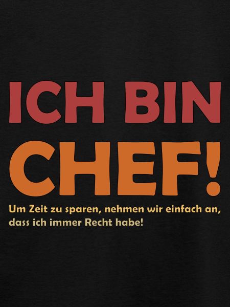 Ich bin der Chef