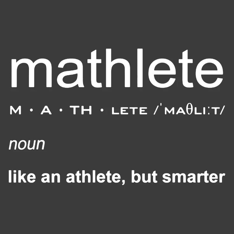 Mathlete Définition Drôle Math Nerd