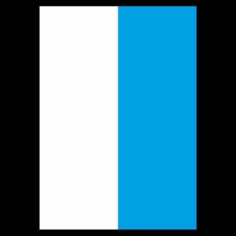 blanc bleu Bavière drapeau idée cadeau