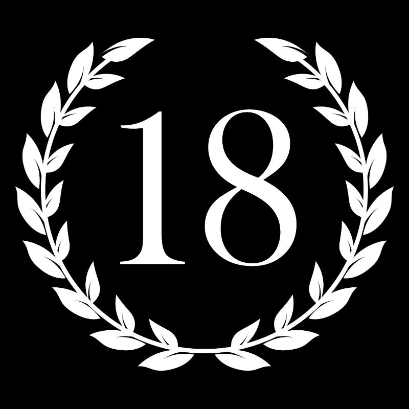 18 Geburtstag Geschenk Lorbeer