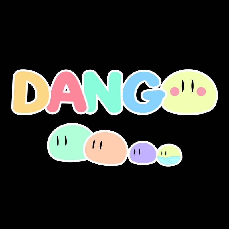 Dango Pastel Pop Illustration