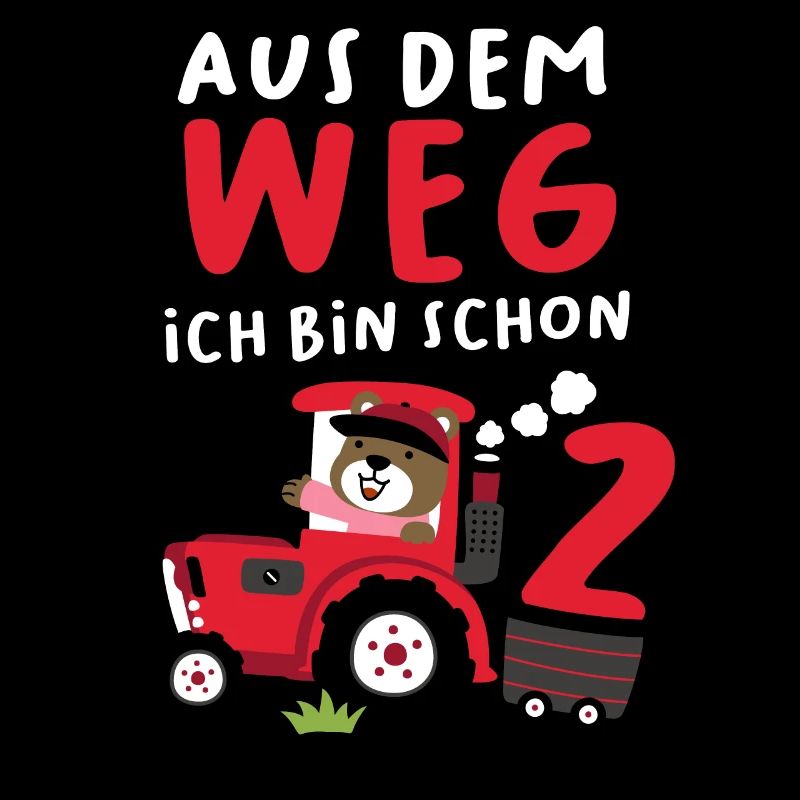 2. Geburtstag Junge Traktor Ich bin schon 2 Jahre