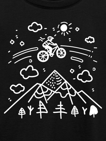 Mountainbiking Skizze