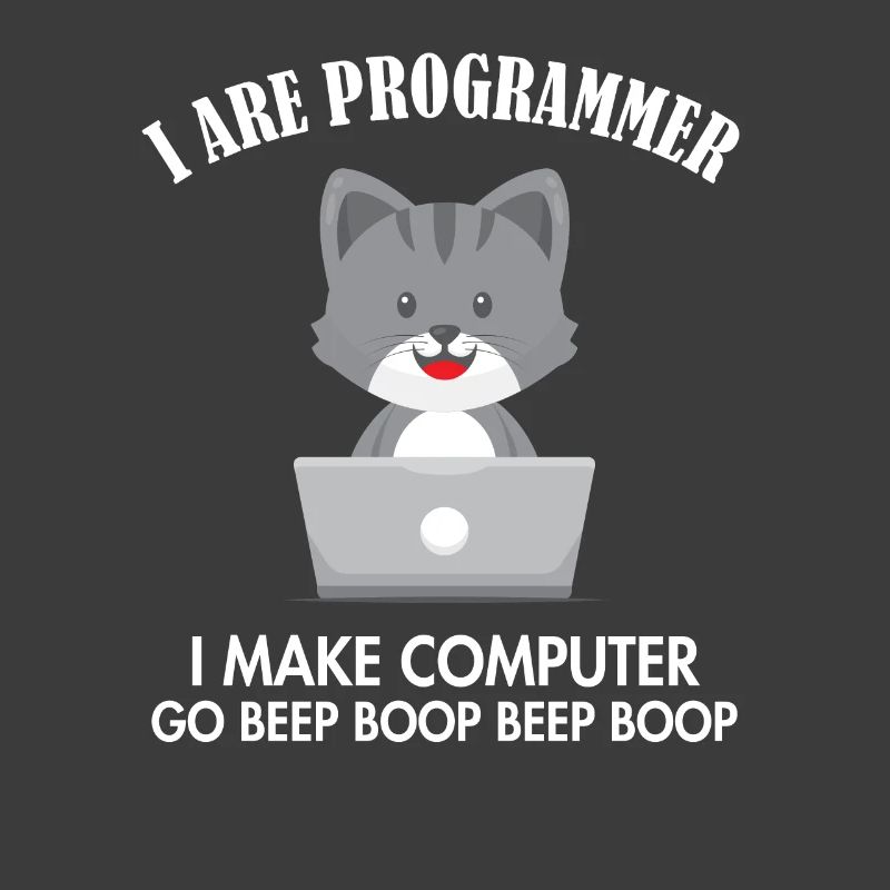 I Are Programmer Cat Softwareentwickler Coder