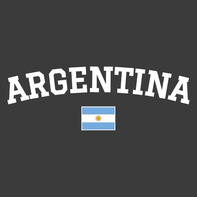 Drapeau argentin Dessin blanc