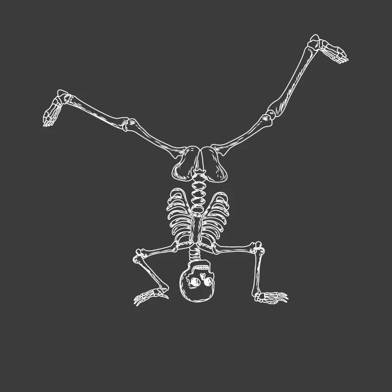 Breakdance breakdancer breakdance squelette