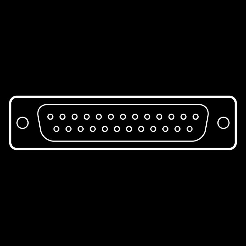 DB 25 Connector Parallel, Drucker