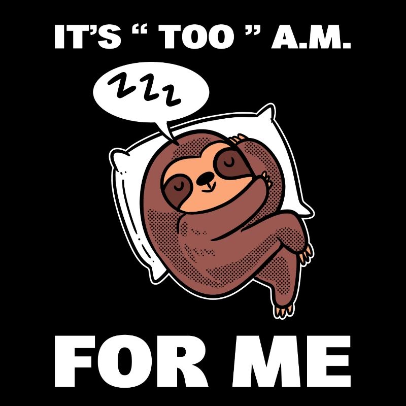 Sleeping sloth sleepyhead