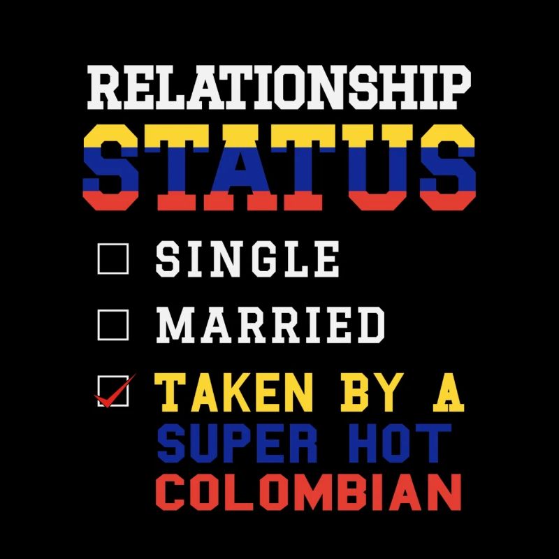 Statut de la relation prise Colombien super chaud