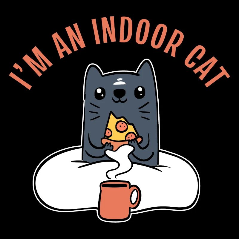 Je suis un solitaire de chat d’intérieur