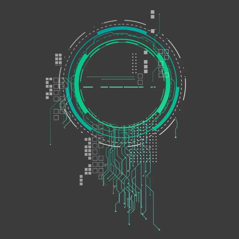 CPU PC PCB Spaceship Code Nerd PC Pixel Coder