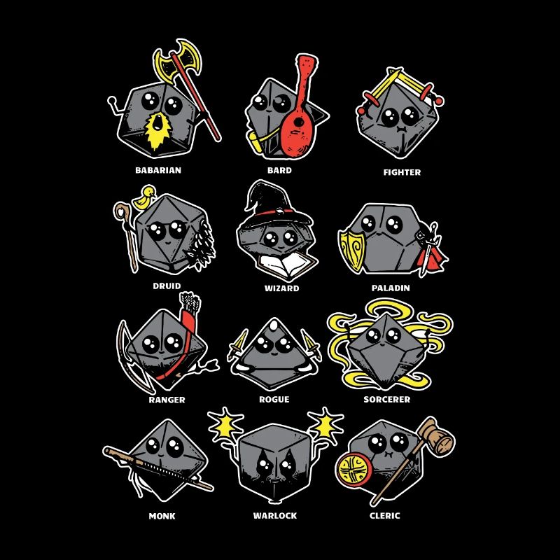 Gamer Dice Dungeon RPG Tabletop Funny Gift