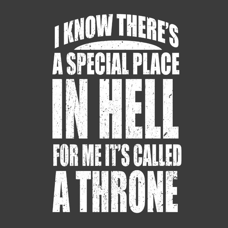 Gothic devil hell satan throne funny gifts