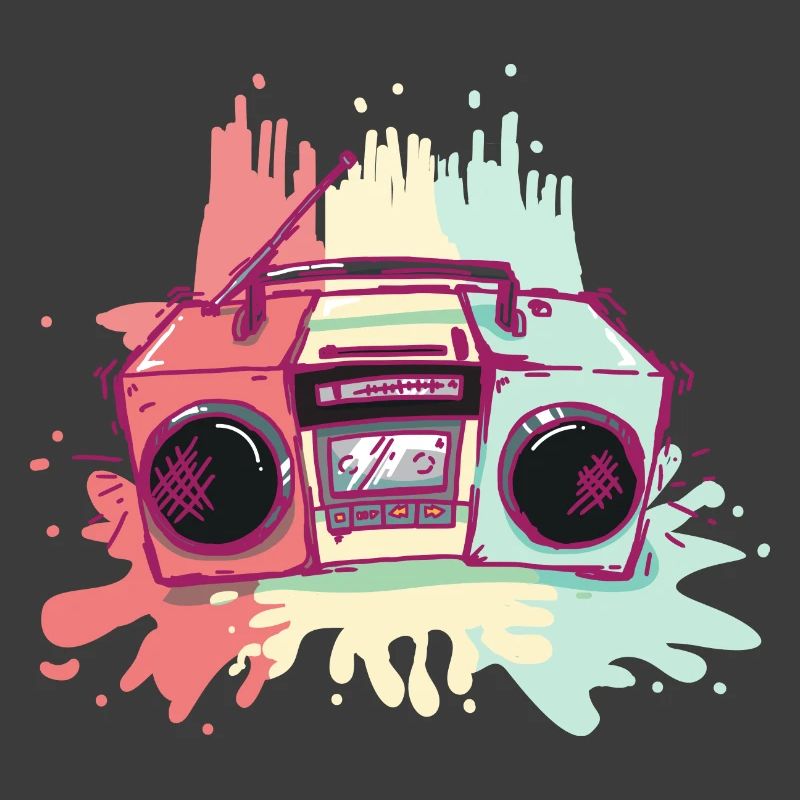 Ghetto Blaster cassette recorder