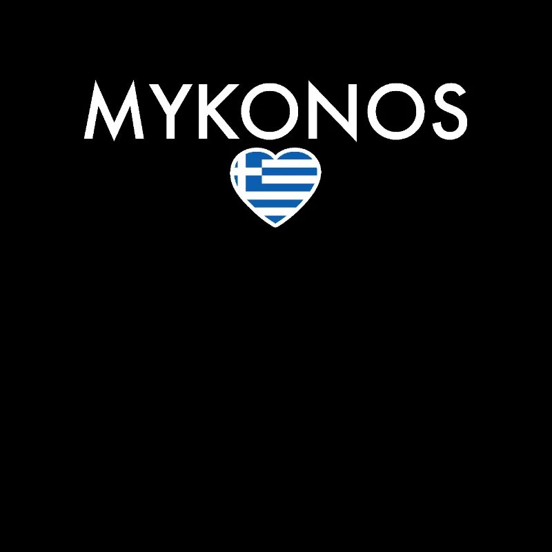 Mykonos Grèce Drapeau grec Grec