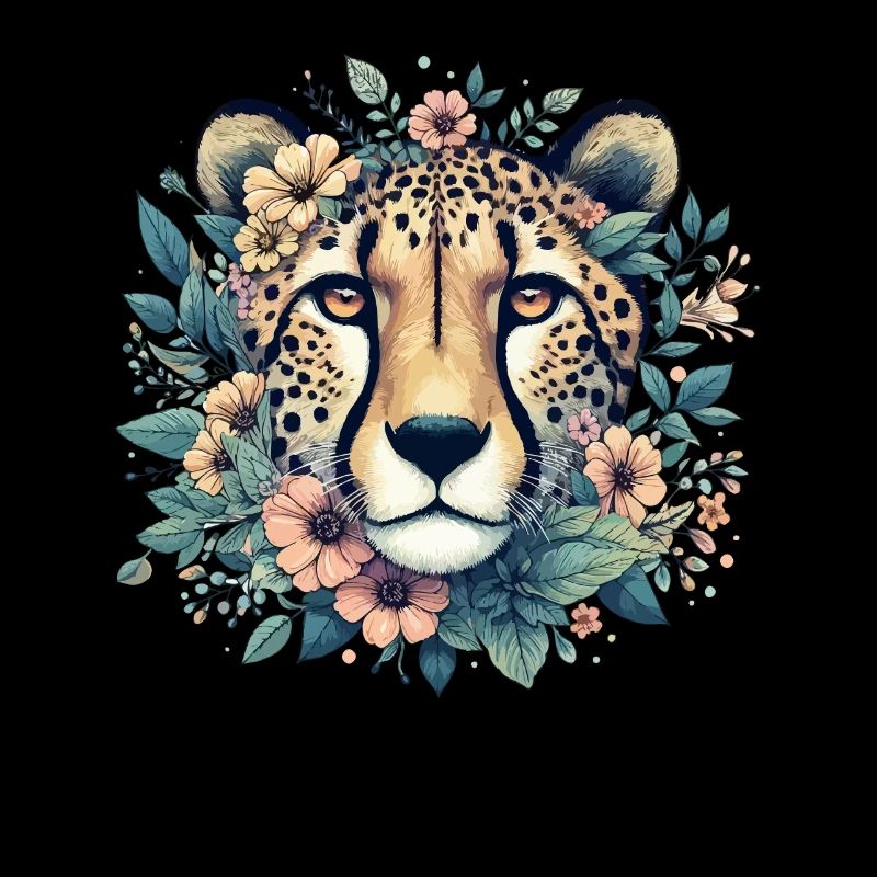 Guépard Fleurs de guépard