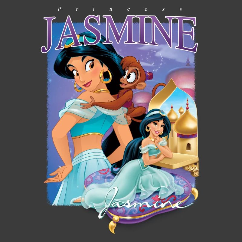 Prinzessin Jasmin Mit Treuem Äffchen Abu