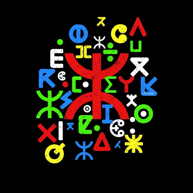 TIFINAGH ALPHABET AMAZIGHBERBERE
