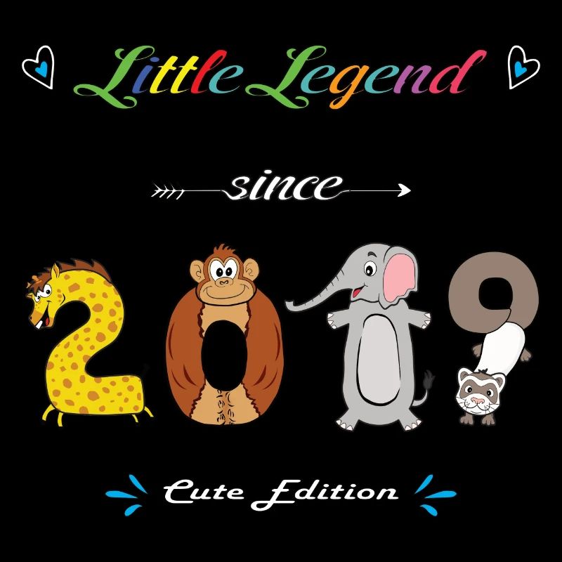 Little Legend 2019 - Cute Edition mit Tierzahlen