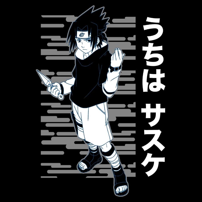Naruto Cooles Design Mit Sasuke