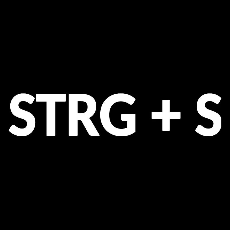 Speichern STRG + S