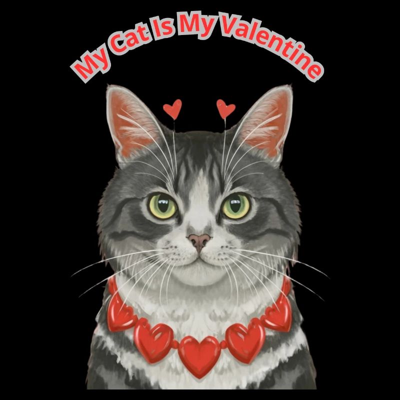 My cat is my valentine