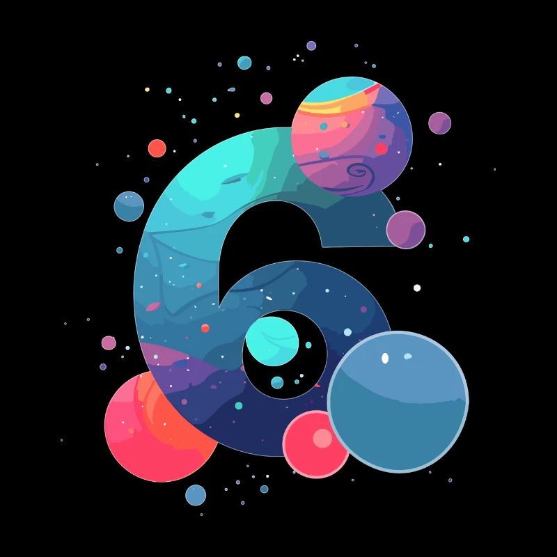 6th Birthday Space and Planets