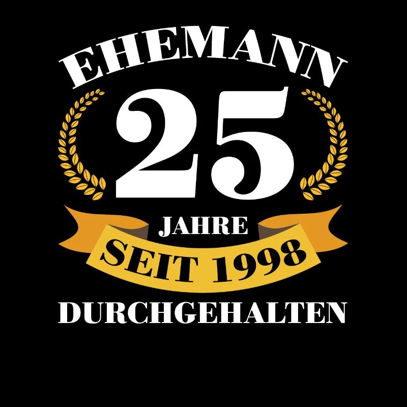 25. Hochzeitstag Ehemann Silberhochzeit Geschenk
