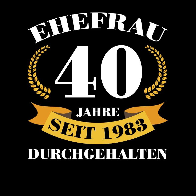 40. Hochzeitstag Ehefrau Rubinhochzeit Geschenk