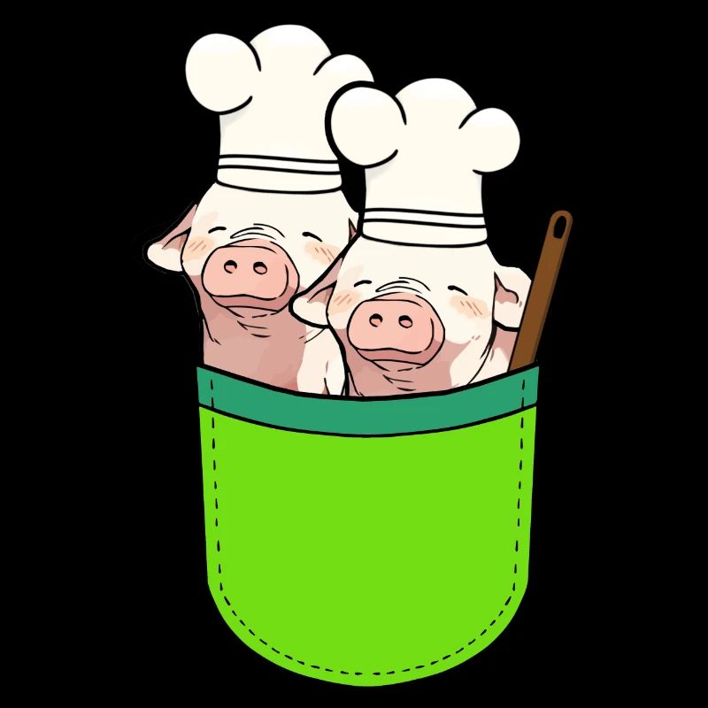 Tasche Schweine Köche Koch Ferkel
