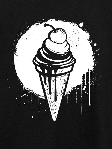 Eis Farbklecks