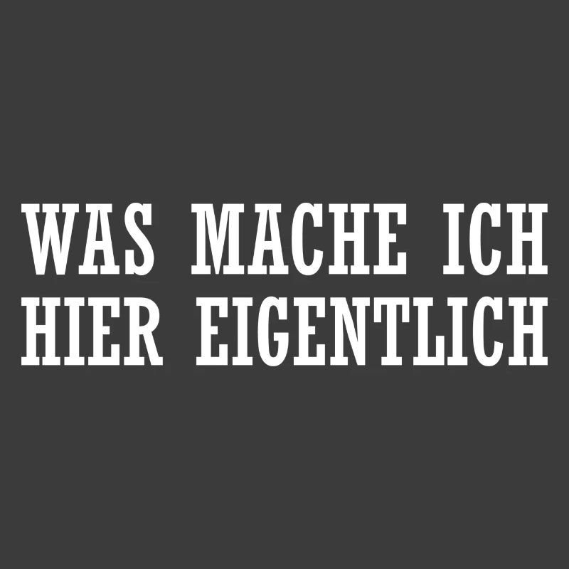Was mache ich hier eigentlich?