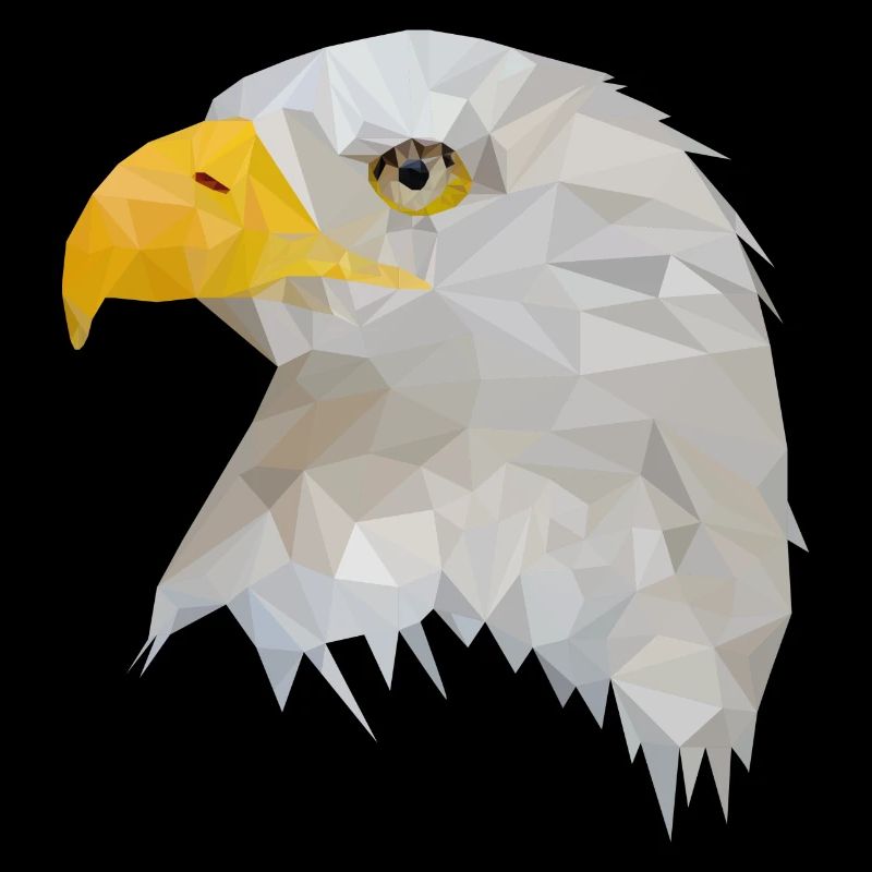Adler Polygon-Stil