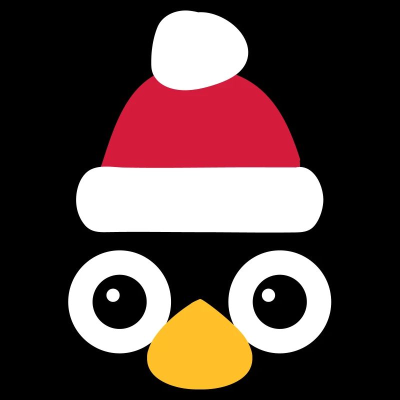 Christmas Penguin Head