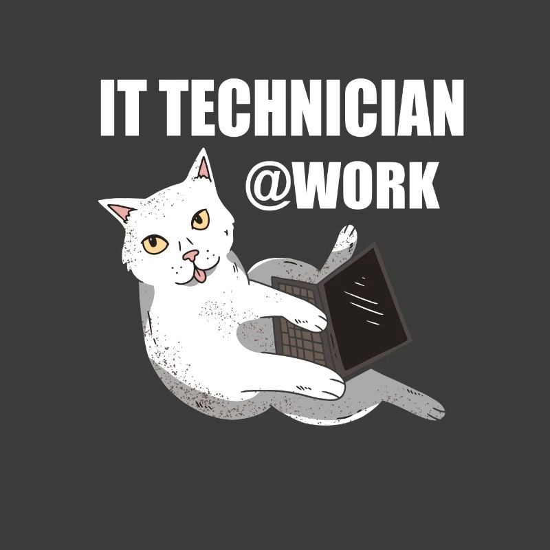 IT Technician Cat Programmer Techie