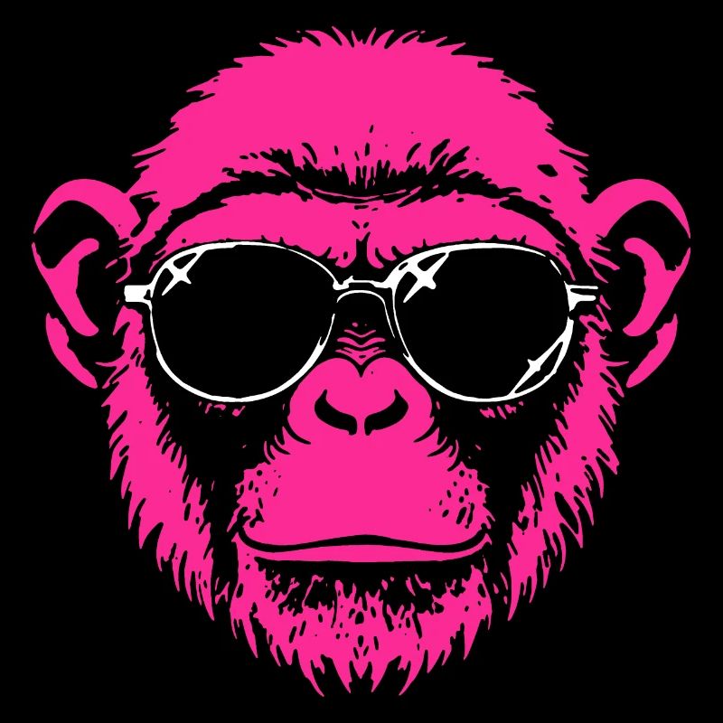 Monkey with sunglasses
